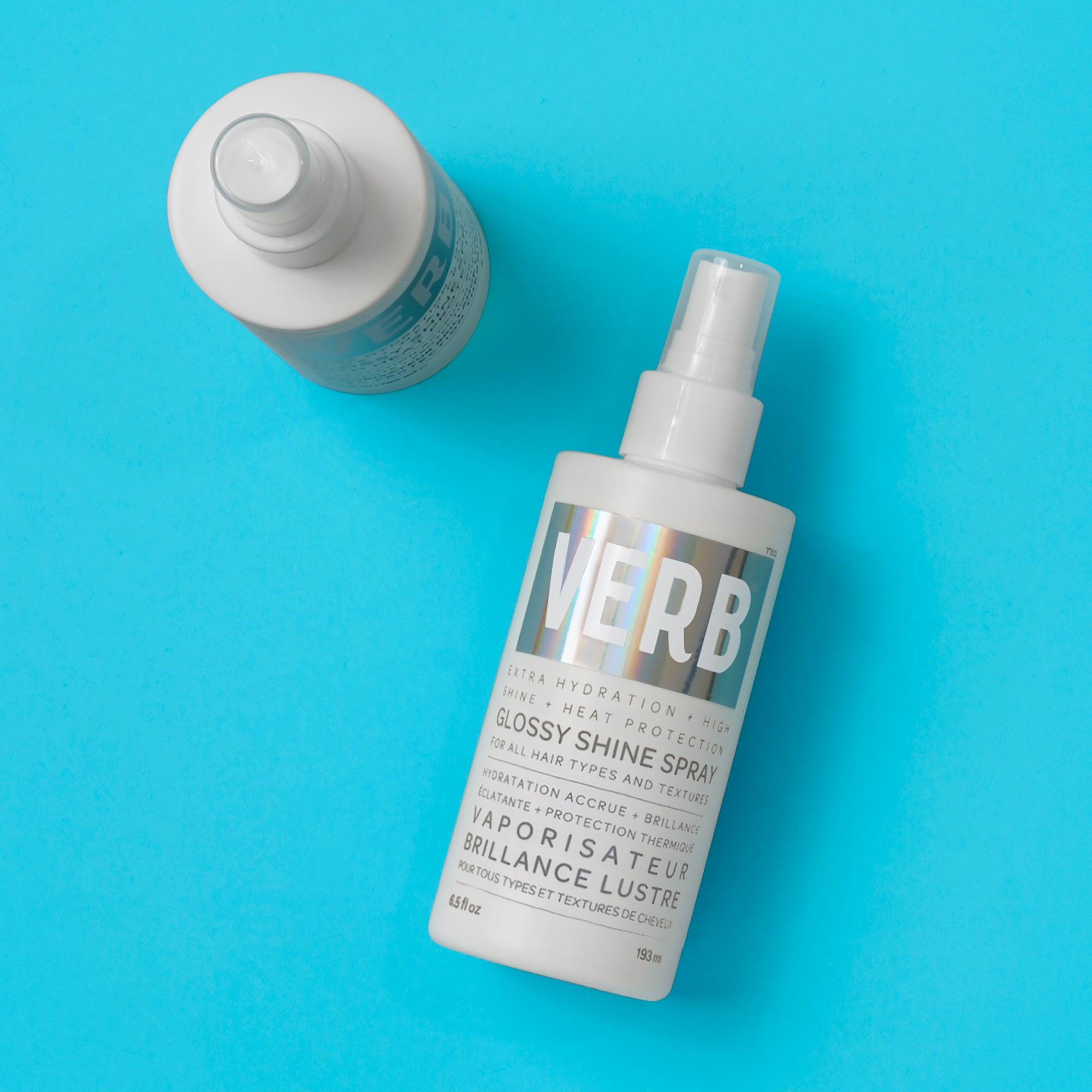 Glossy Shine Spray with Heat Protection